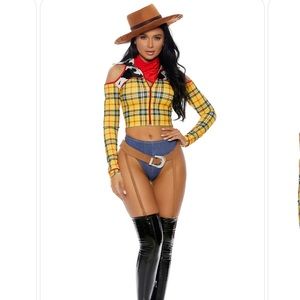 Playtime Sheriff Sexy Cowboy Movie Character Costume Size S/M